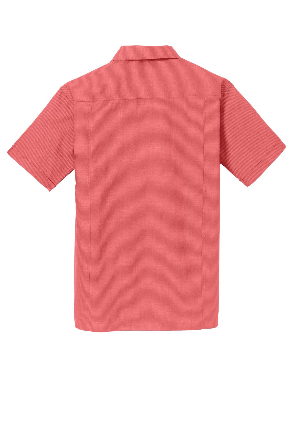 Port Authority Textured Camp Shirt - Deep Coral