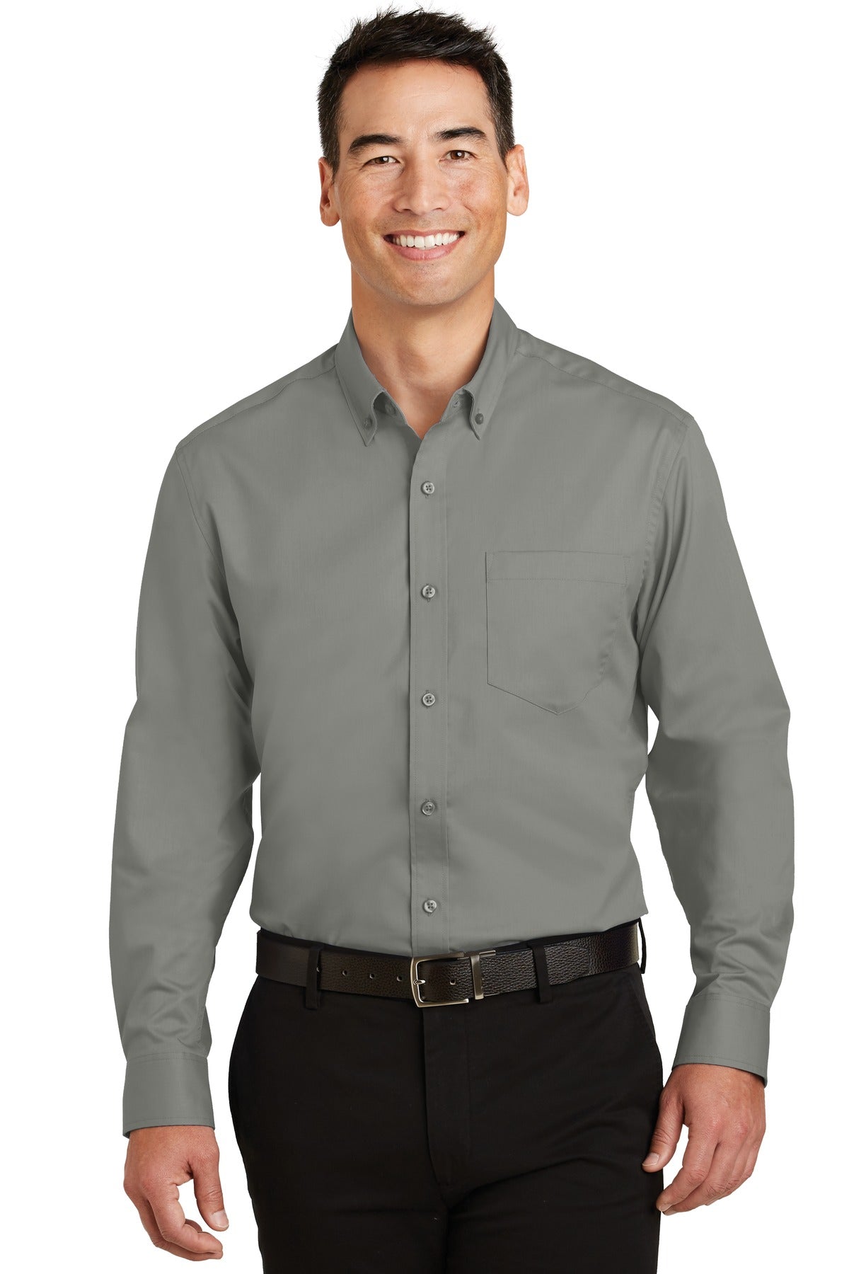 Port Authority SuperPro Twill Shirt - Monument Grey