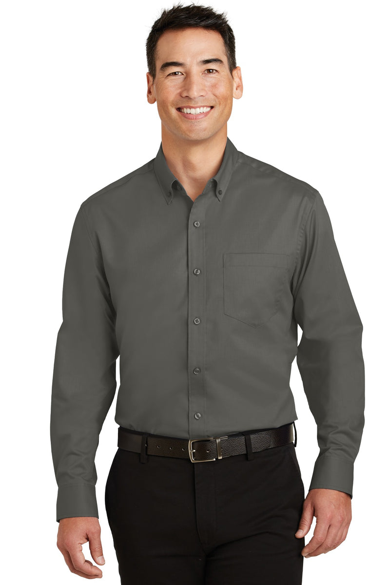 Port Authority SuperPro Twill Shirt - Sterling Grey