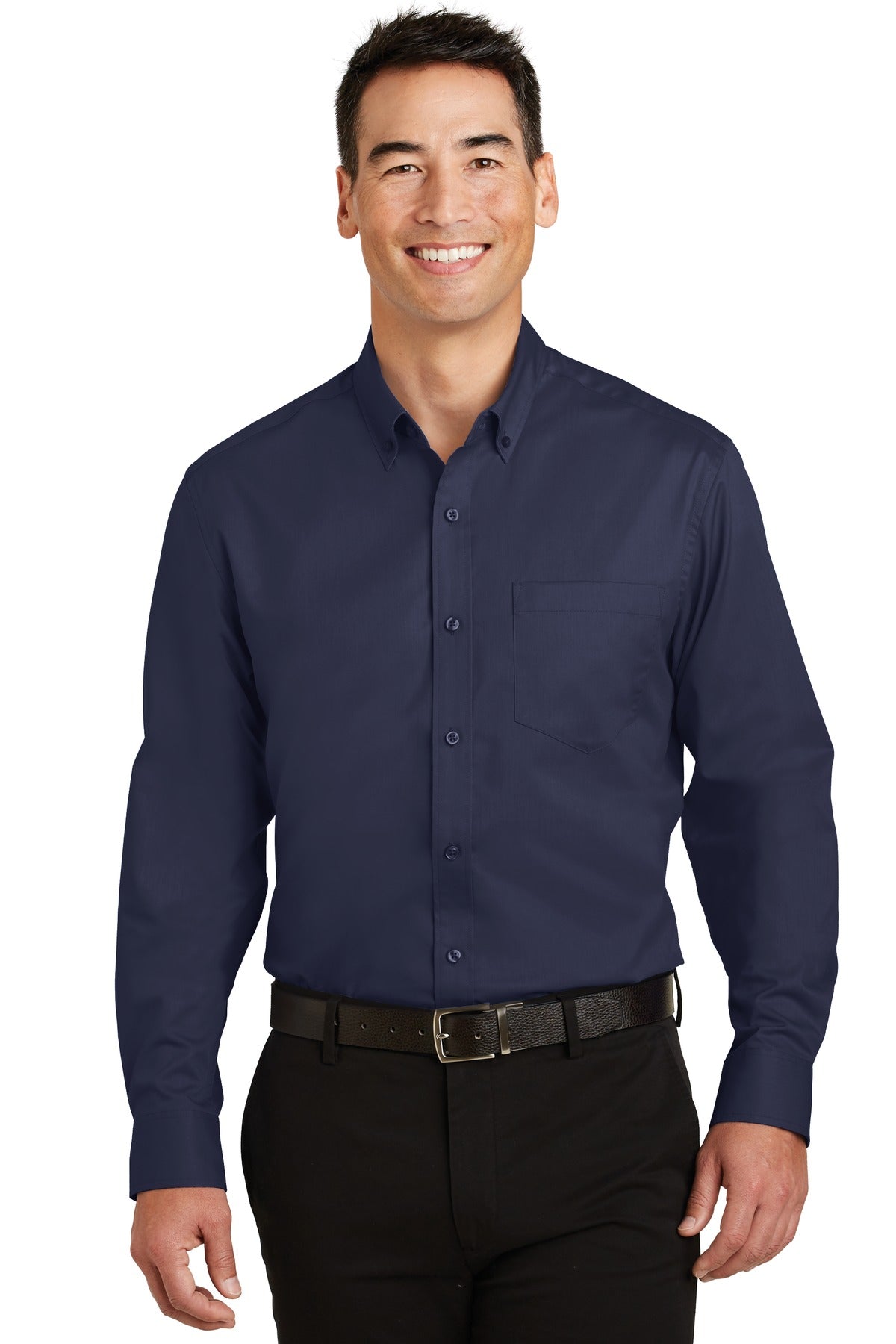 Port Authority SuperPro Twill Shirt - True Navy