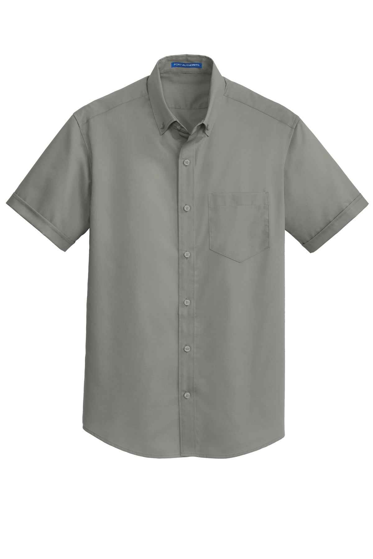 Port Authority Short Sleeve SuperPro Twill Shirt - Monument Grey