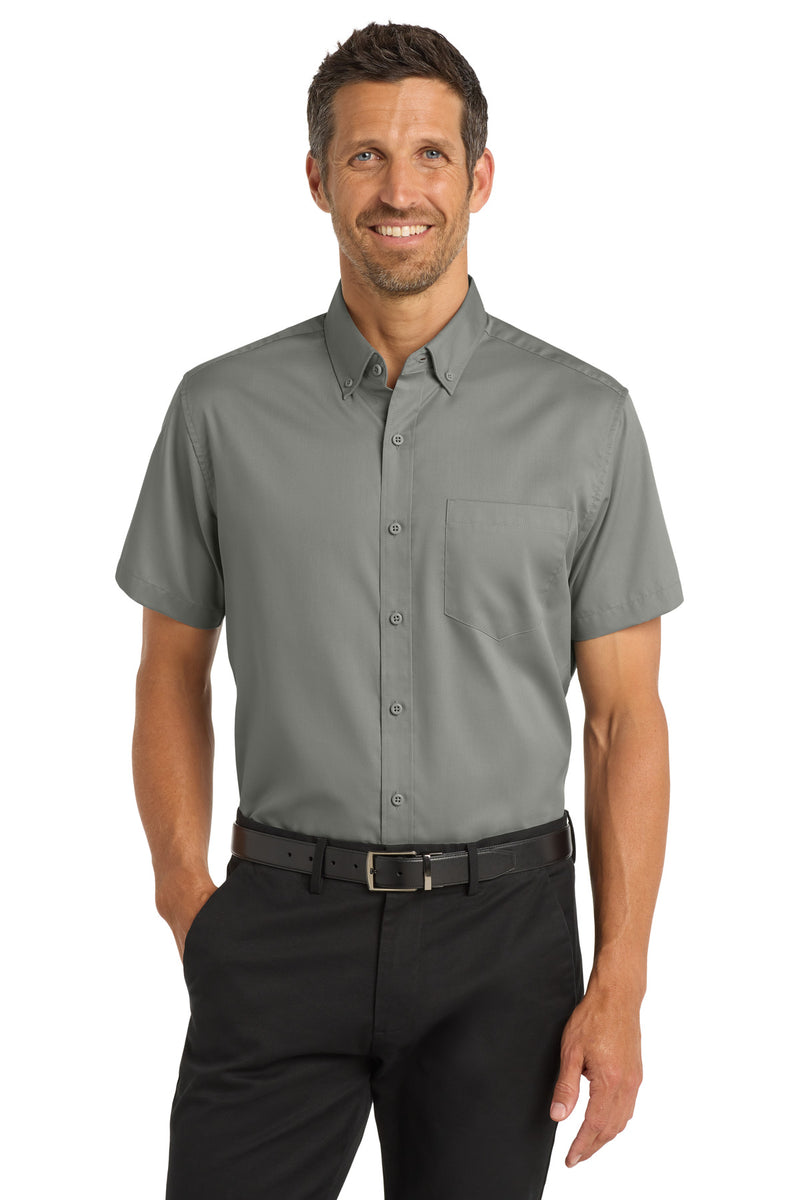 Port Authority Short Sleeve SuperPro Twill Shirt - Monument Grey