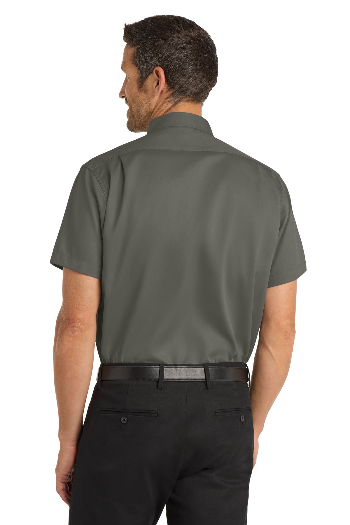 Port Authority Short Sleeve SuperPro Twill Shirt - Sterling Grey