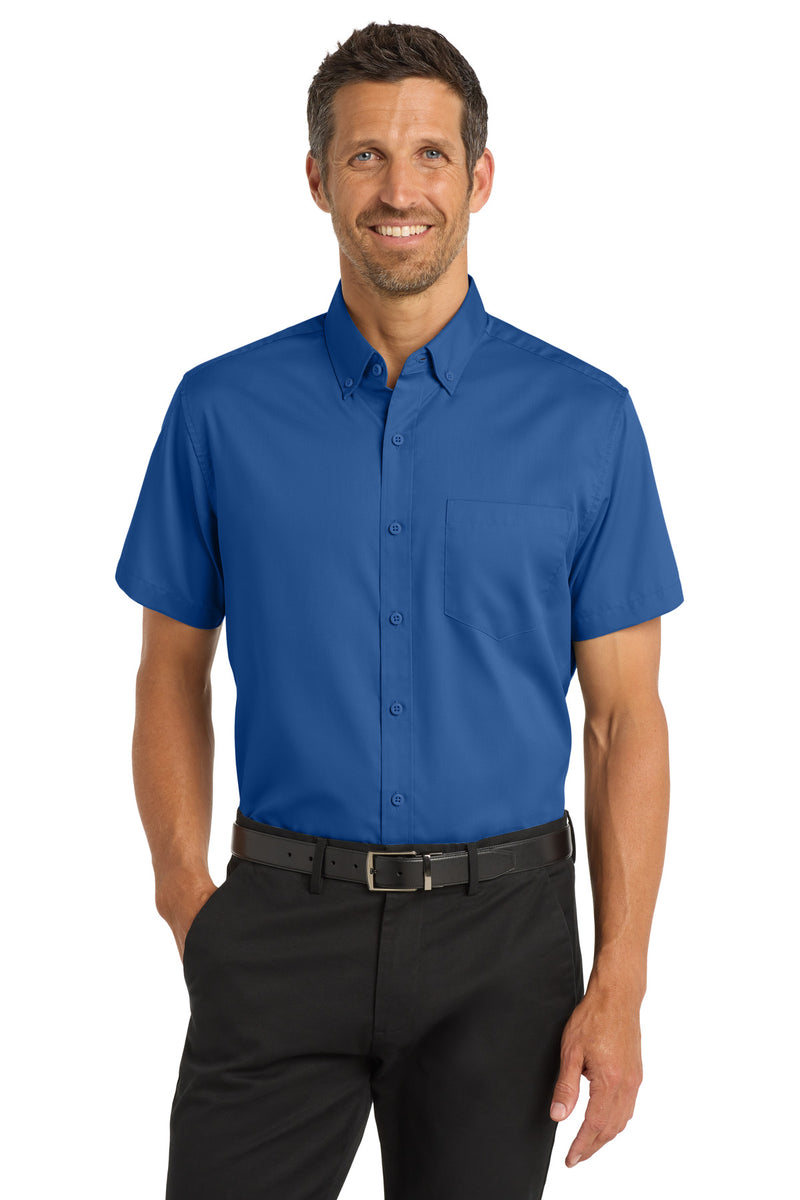 Port Authority Short Sleeve SuperPro Twill Shirt - True Blue