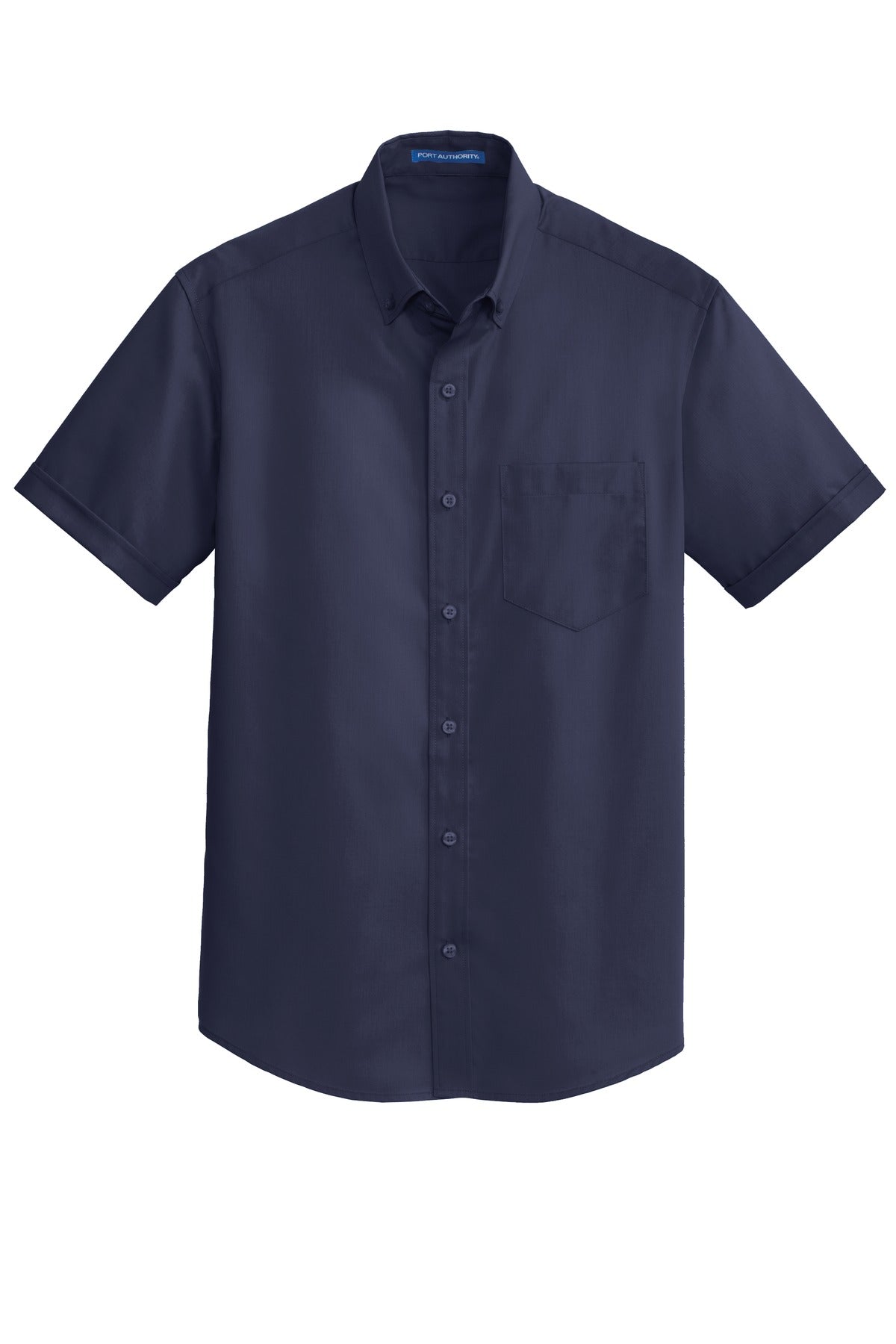 Port Authority Short Sleeve SuperPro Twill Shirt - True Navy
