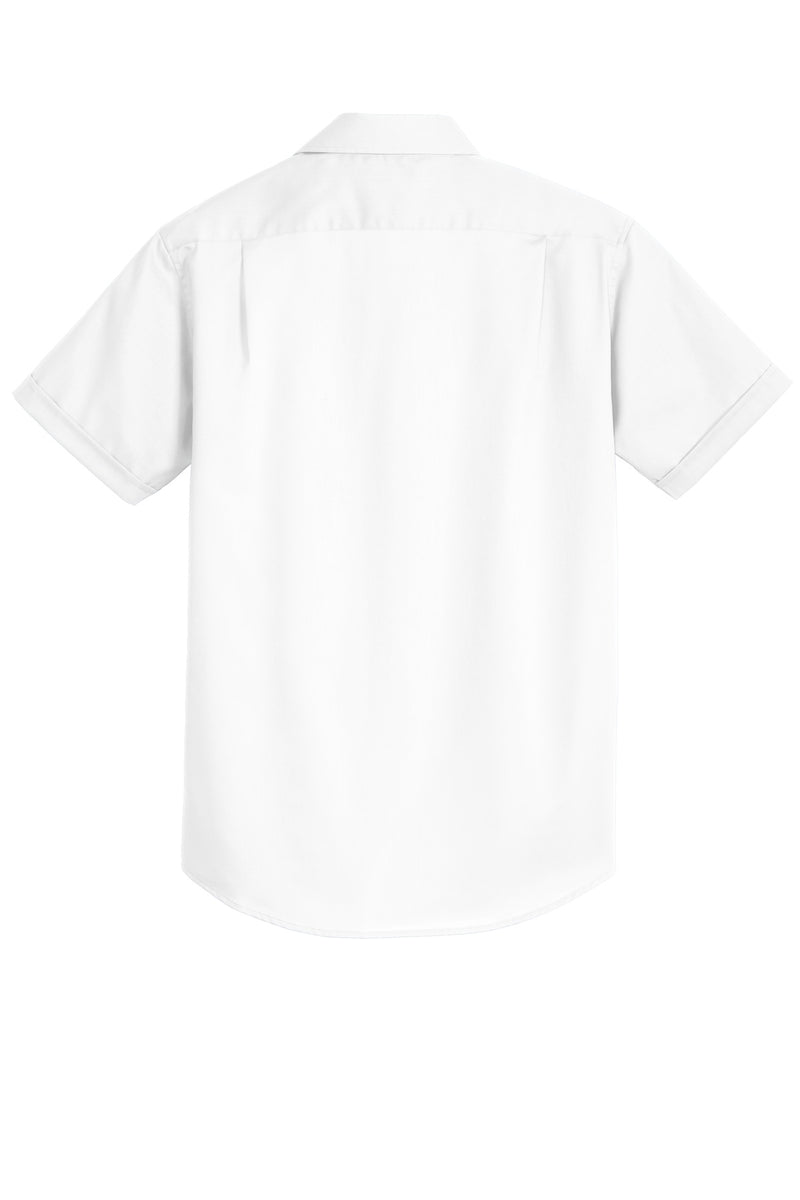 Port Authority Short Sleeve SuperPro Twill Shirt - White