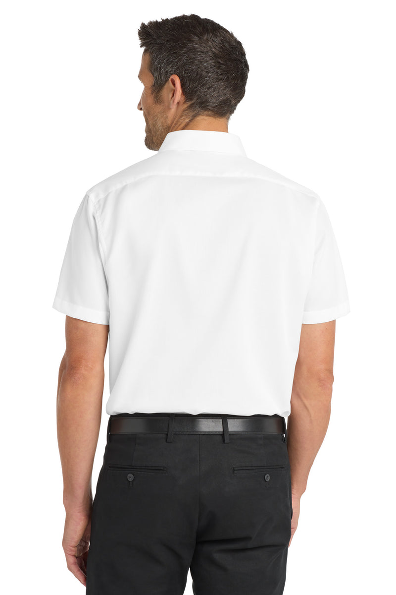 Port Authority Short Sleeve SuperPro Twill Shirt - White