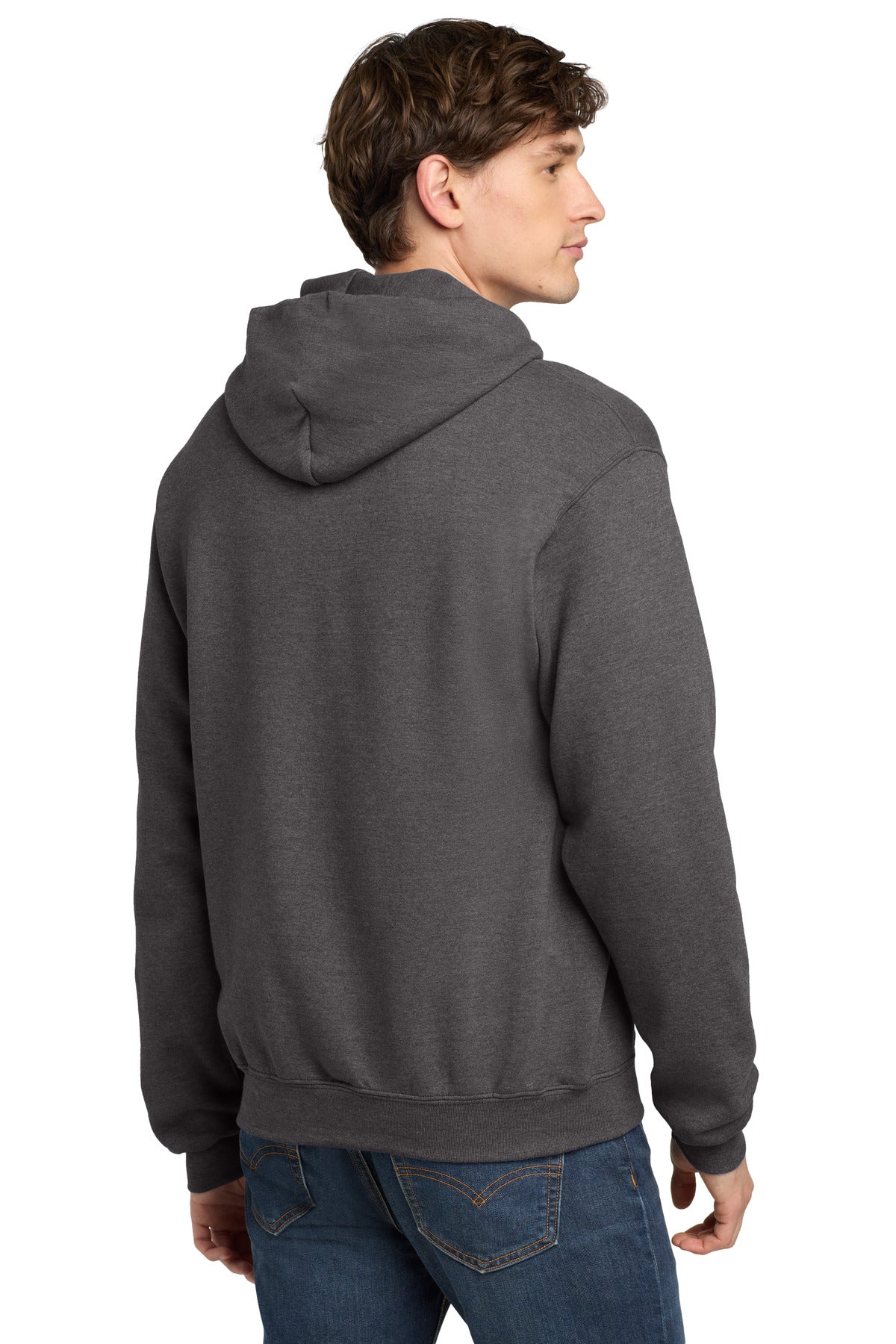 Champion  Powerblend Pullover Hoodie - Charcoal Heather