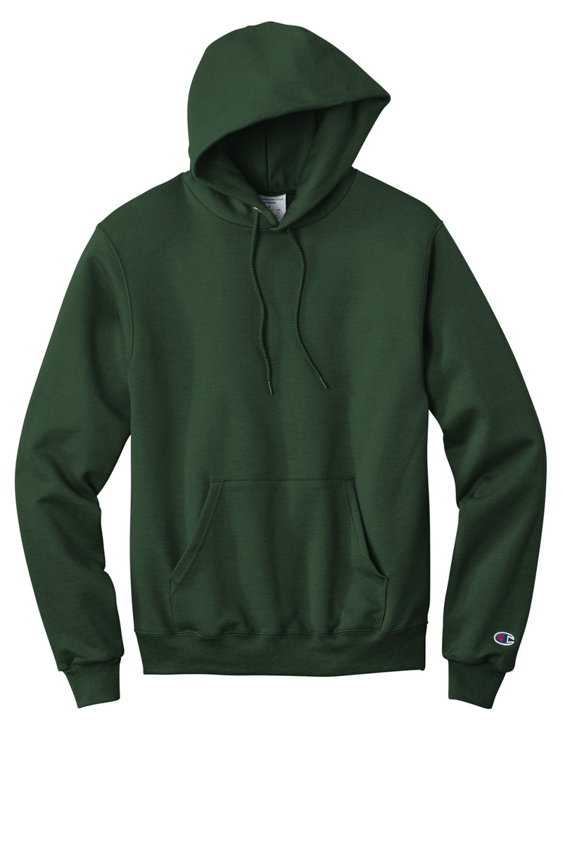 Champion  Powerblend Pullover Hoodie - Dark Green