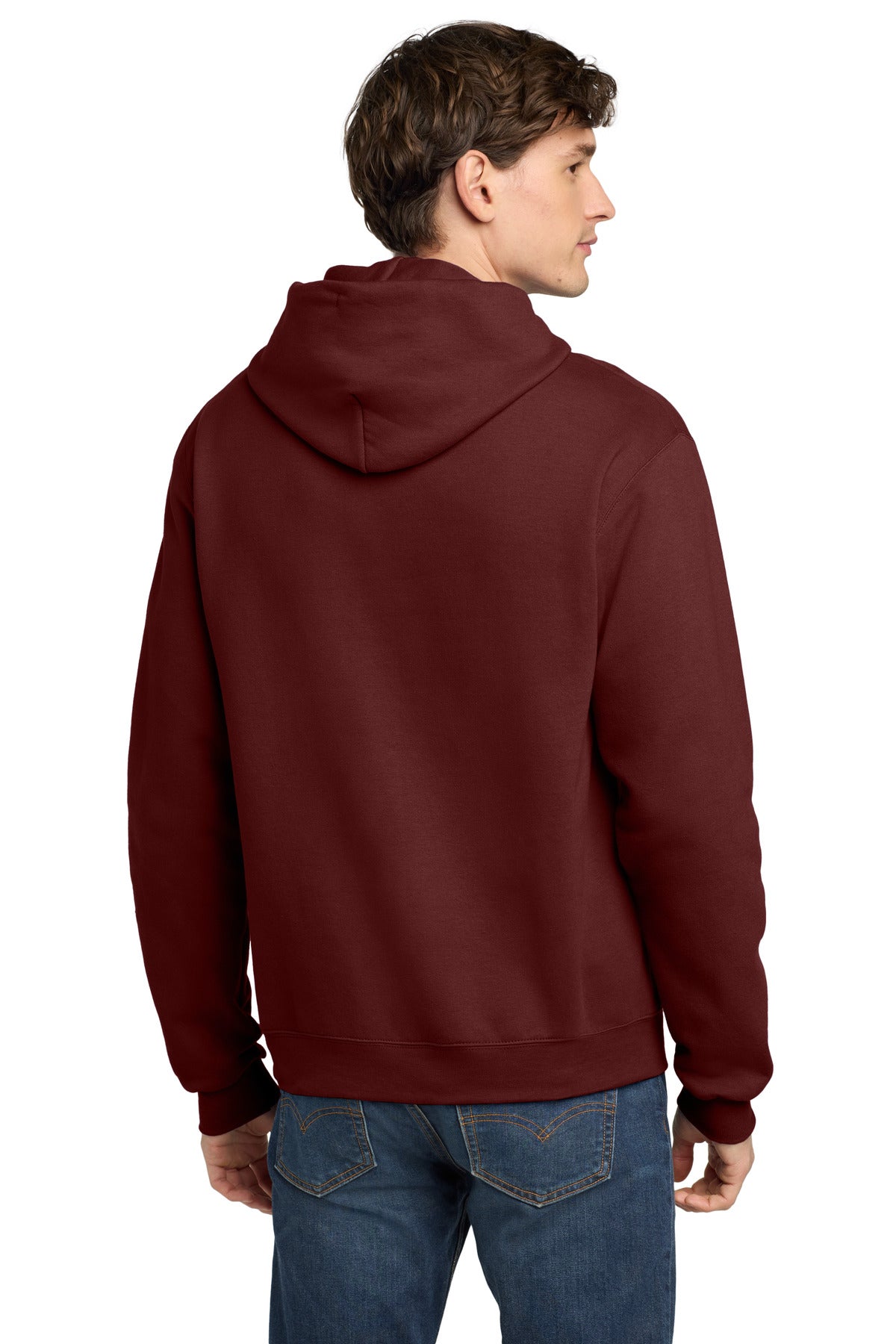 Champion  Powerblend Pullover Hoodie - Maroon