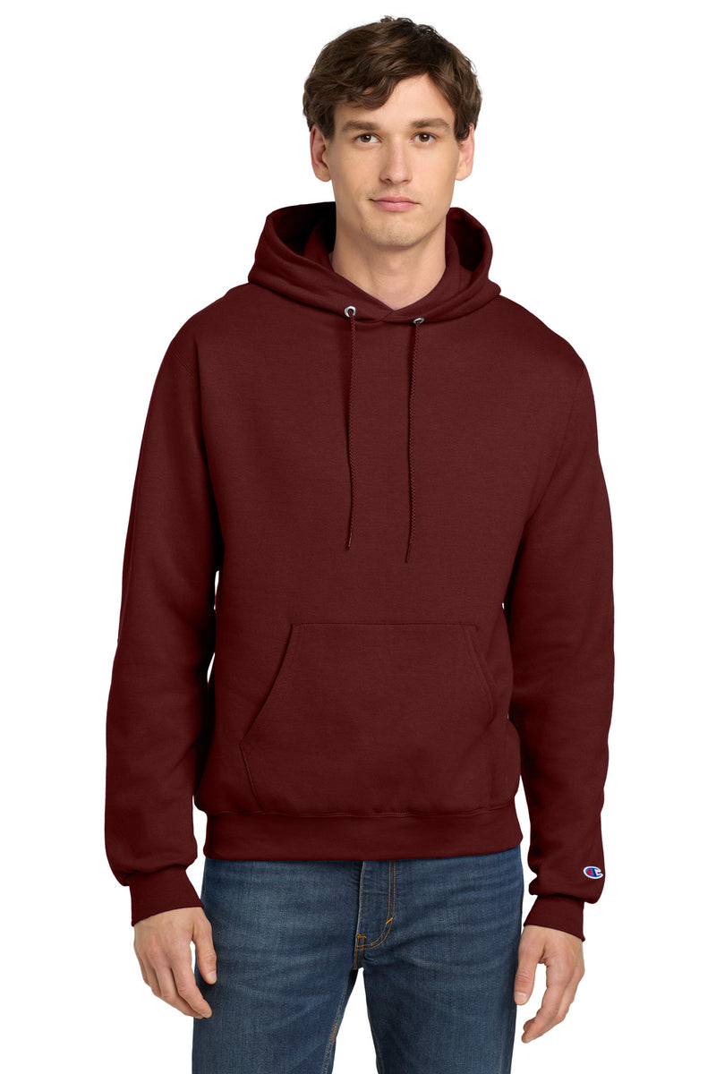 Champion  Powerblend Pullover Hoodie - Maroon