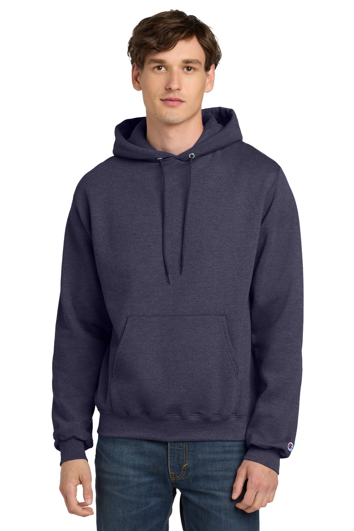 Champion  Powerblend Pullover Hoodie - Navy Heather