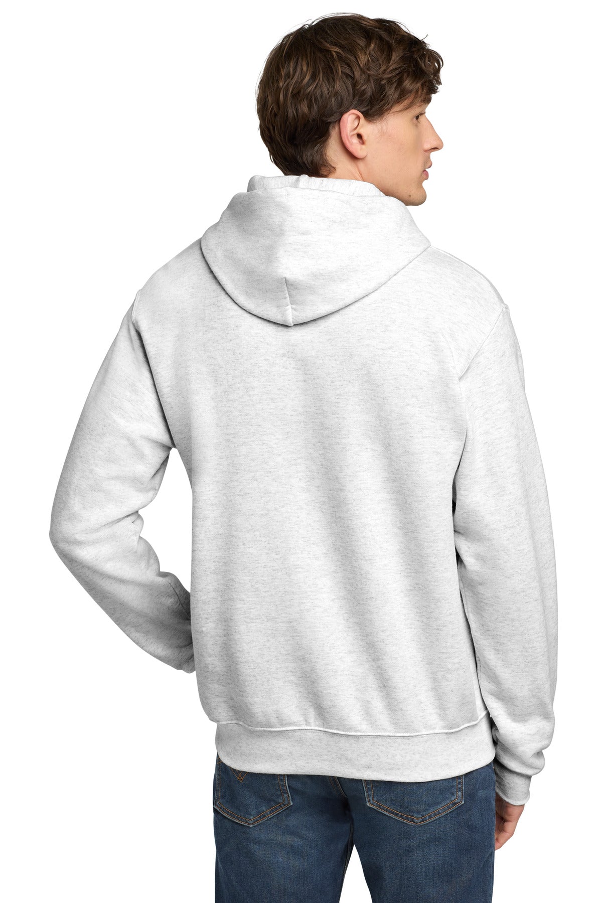 Champion  Powerblend Pullover Hoodie - Silver Grey
