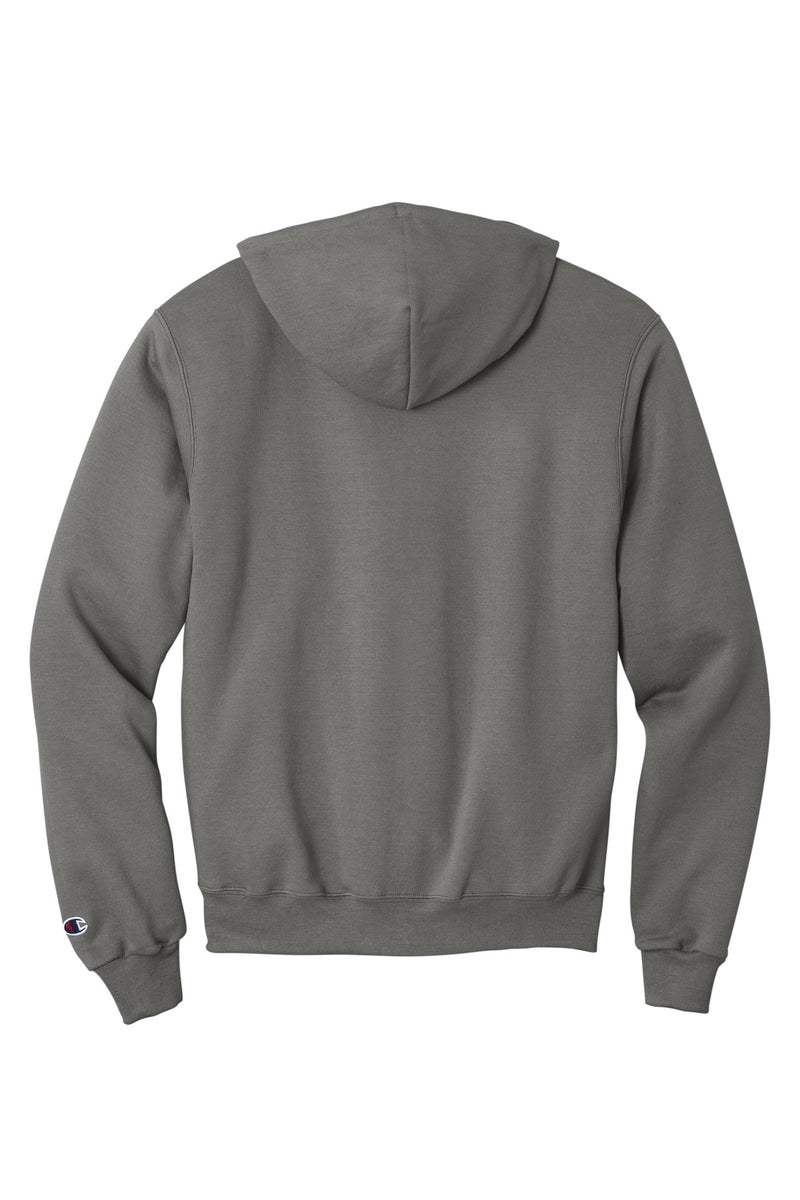 Champion  Powerblend Pullover Hoodie - Stone Gray