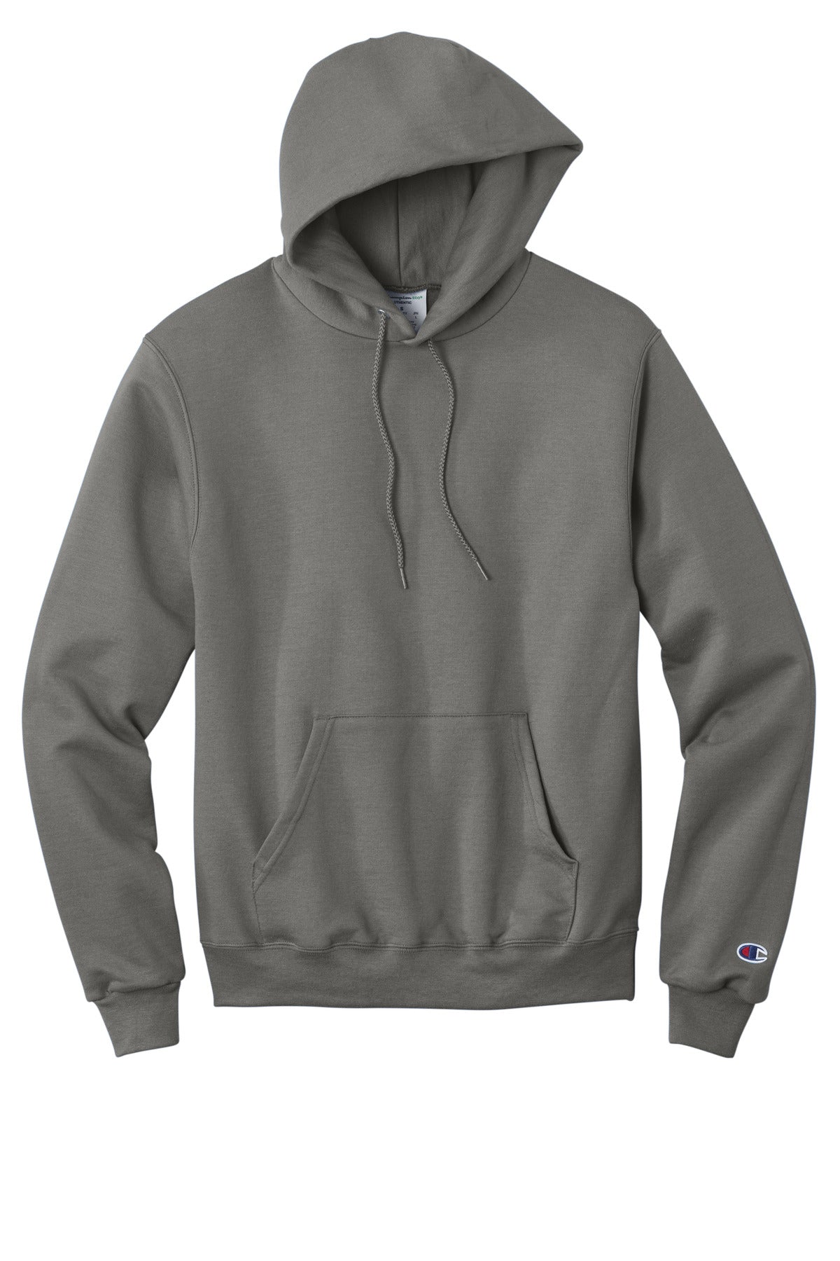 Champion  Powerblend Pullover Hoodie - Stone Gray