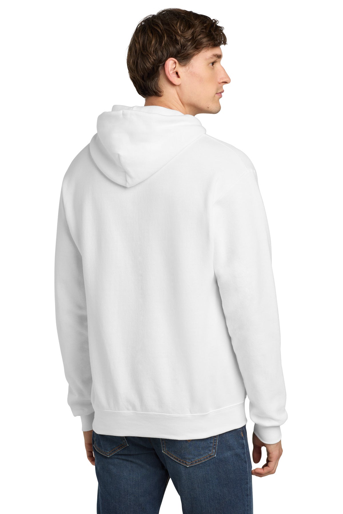 Champion  Powerblend Pullover Hoodie - White