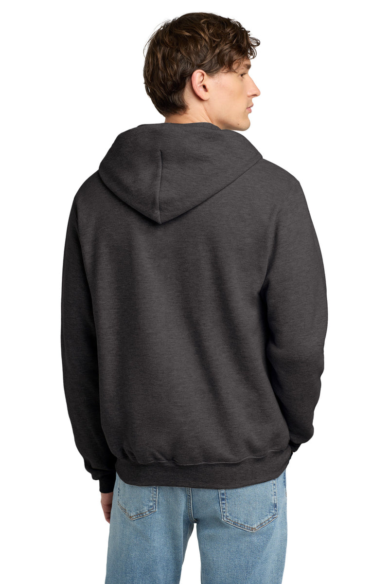 Champion Powerblend Full-Zip Hoodie - Charcoal Heather