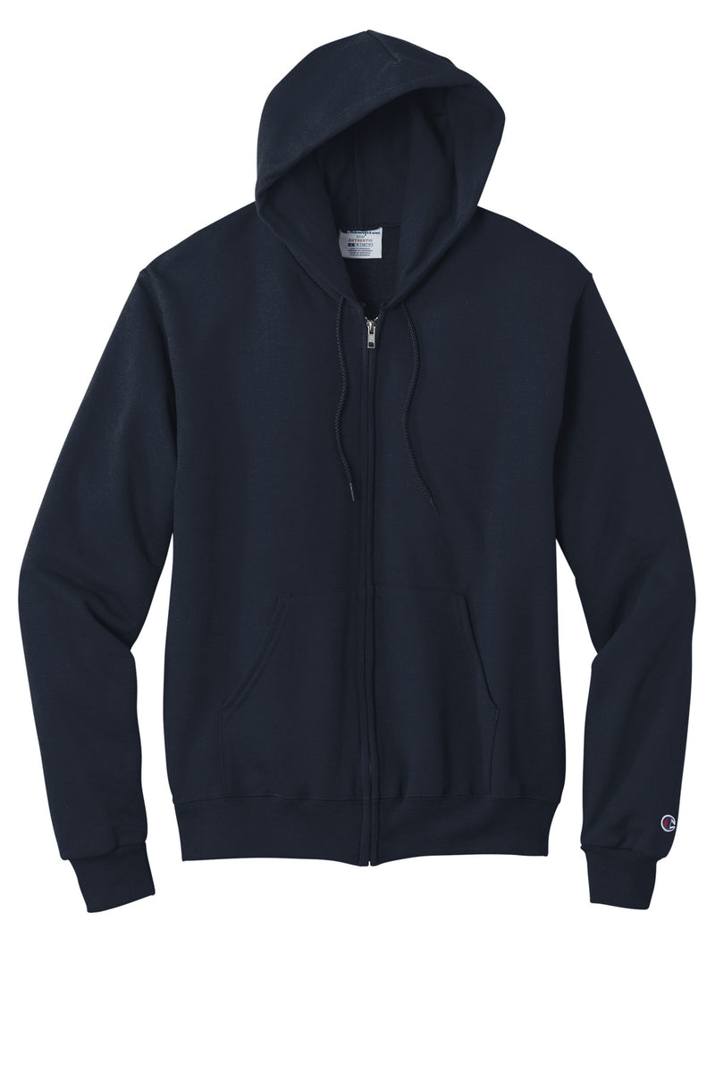 Champion Powerblend Full-Zip Hoodie - Navy