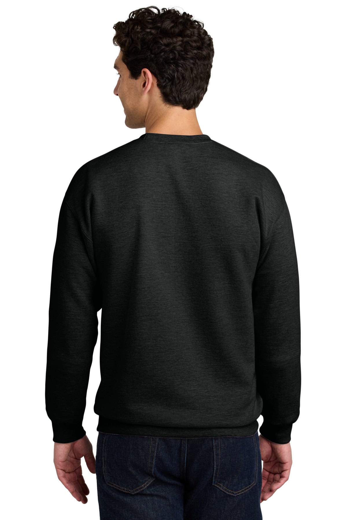 Gildan Softstyle Crewneck Sweatshirt - Heather Black