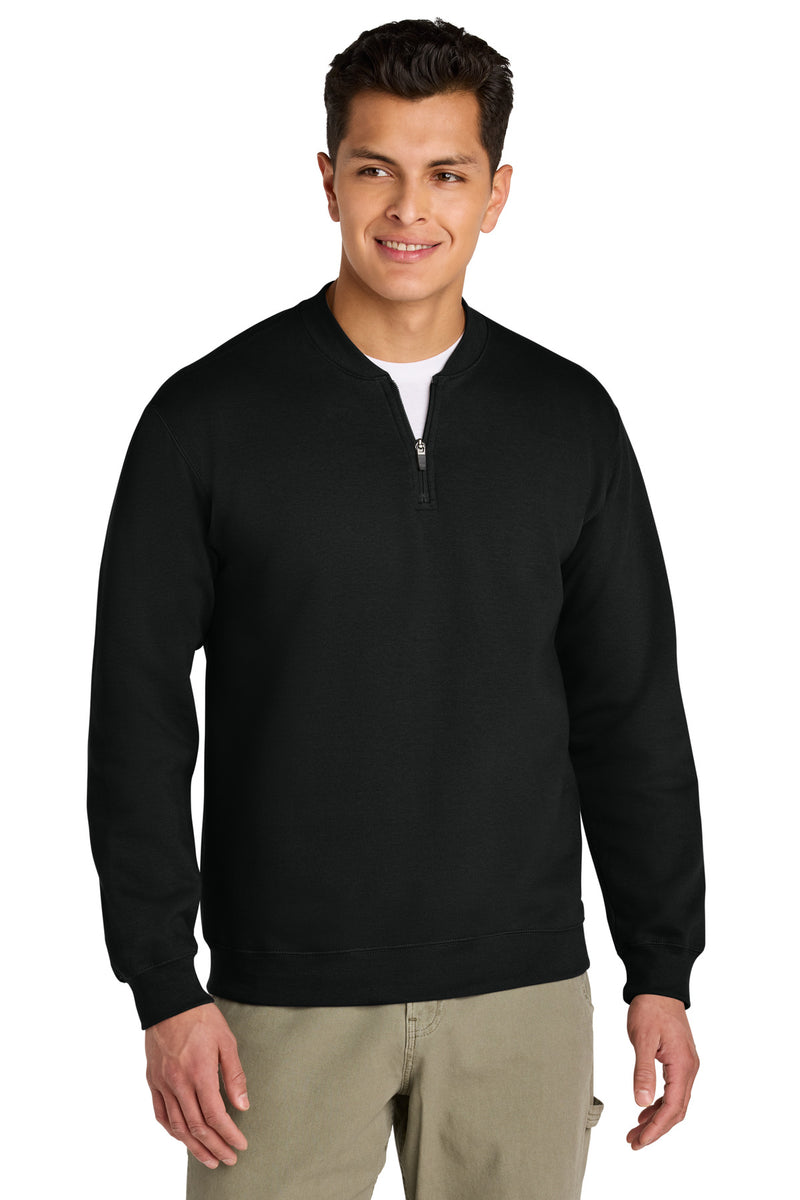 Gildan Softstyle Midweight Fleece 1/4-Zip - Black