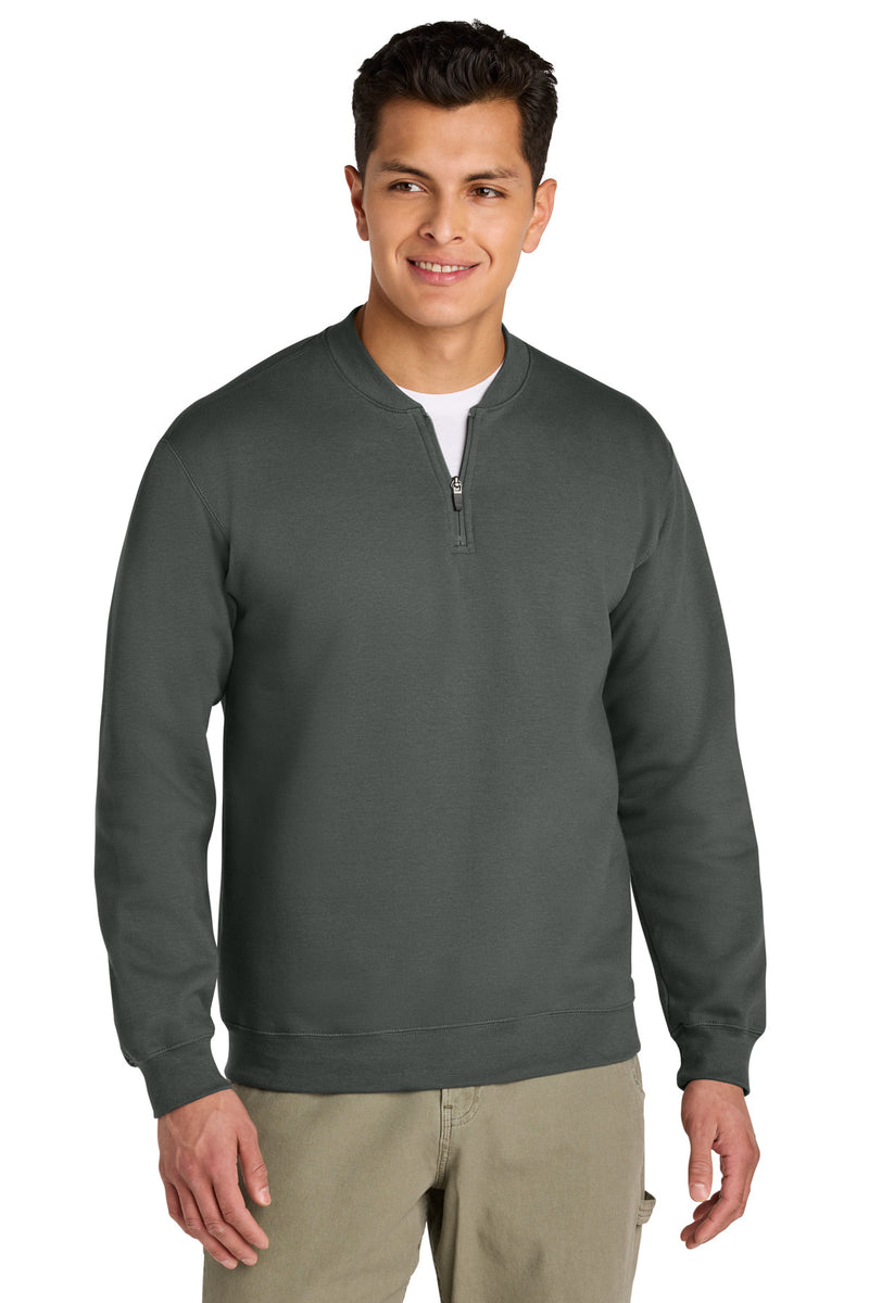 Gildan Softstyle Midweight Fleece 1/4-Zip - Charcoal