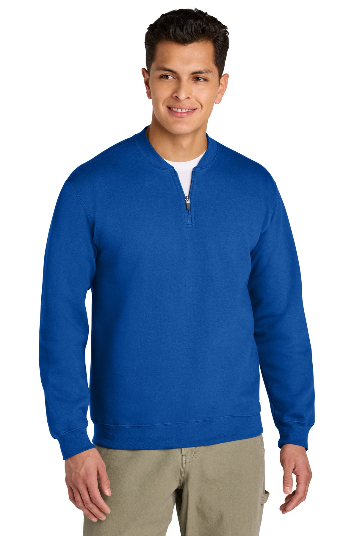Gildan Softstyle Midweight Fleece 1/4-Zip - Royal
