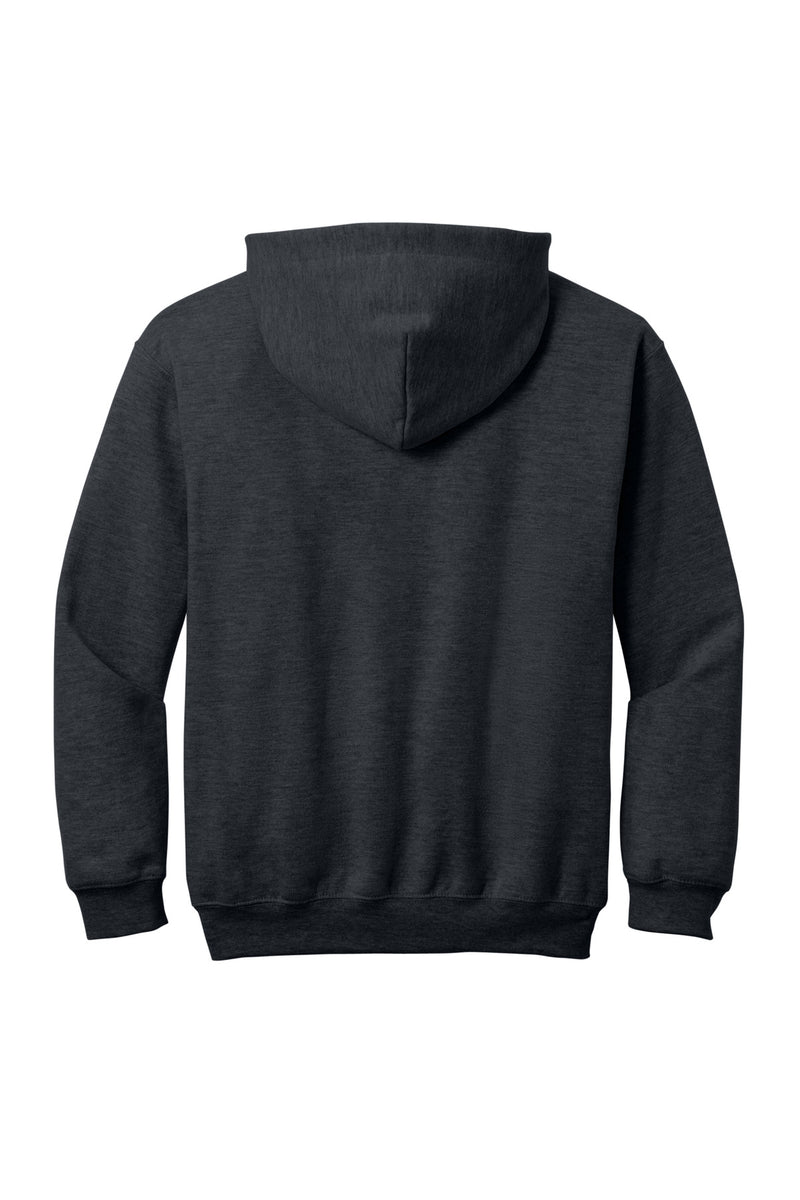Gildan Youth Softstyle Midweight Fleece Hoodie - Dark Heather