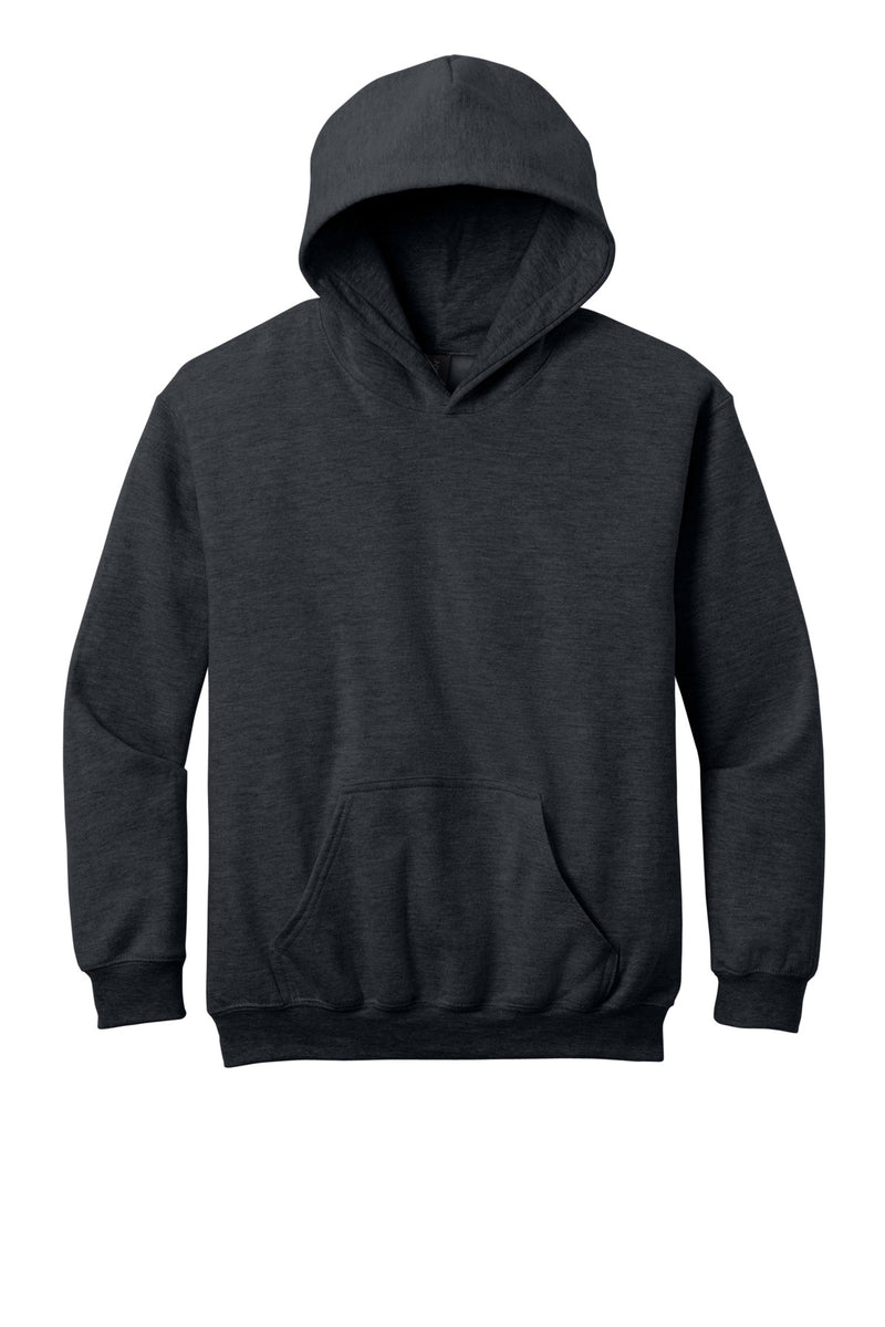Gildan Youth Softstyle Midweight Fleece Hoodie - Dark Heather