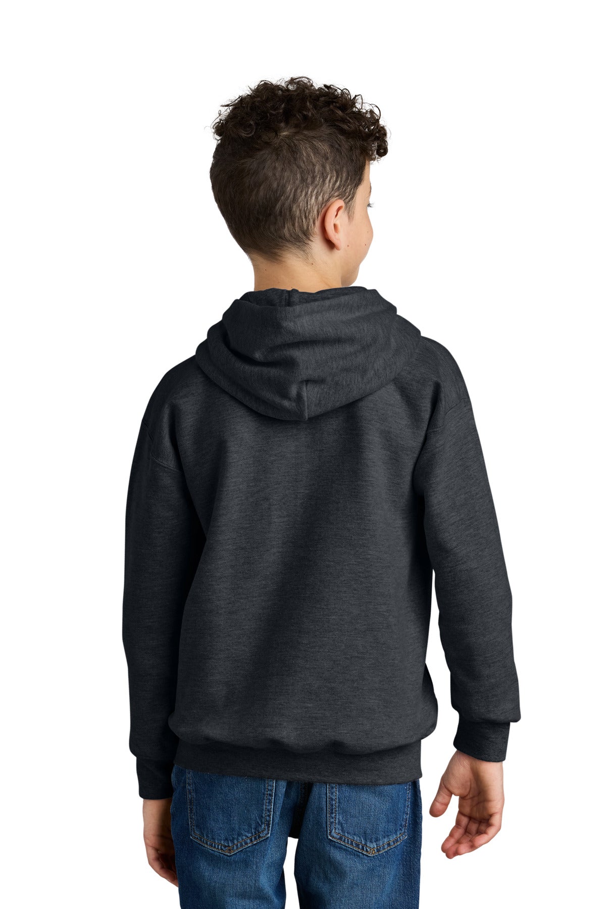Gildan Youth Softstyle Midweight Fleece Hoodie - Dark Heather