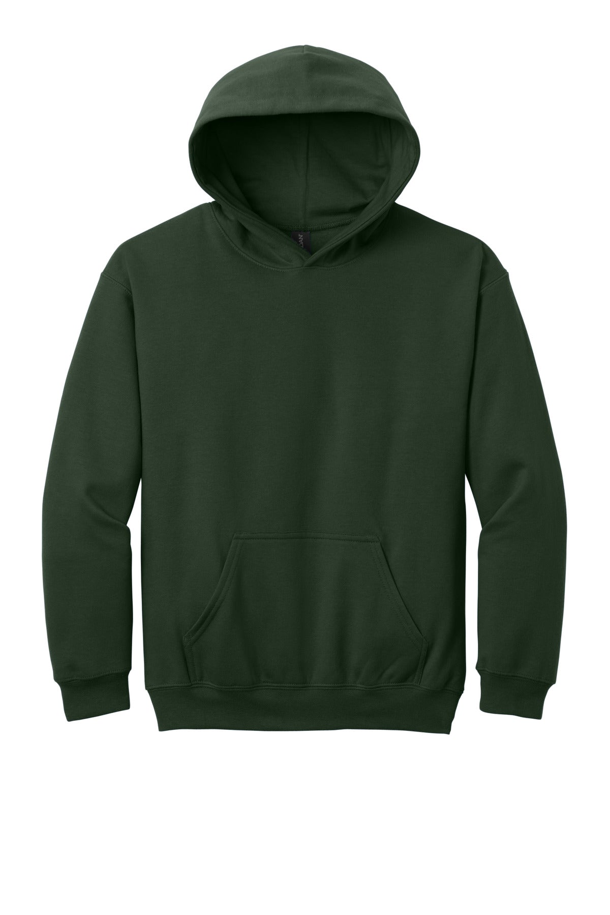 Gildan Youth Softstyle Midweight Fleece Hoodie - Forest Green