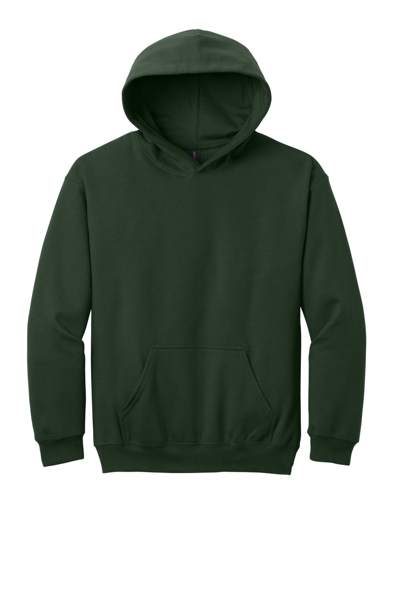 Gildan Youth Softstyle Midweight Fleece Hoodie - Forest Green