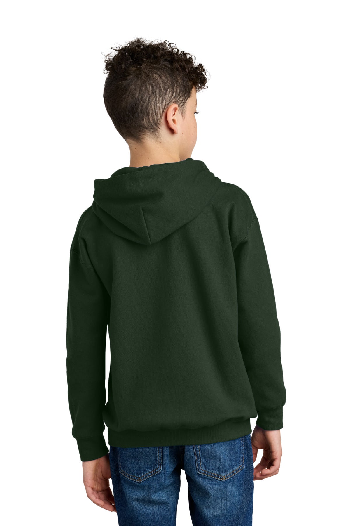 Gildan Youth Softstyle Midweight Fleece Hoodie - Forest Green