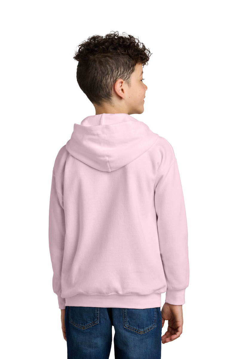 Gildan Youth Softstyle Midweight Fleece Hoodie - Light Pink
