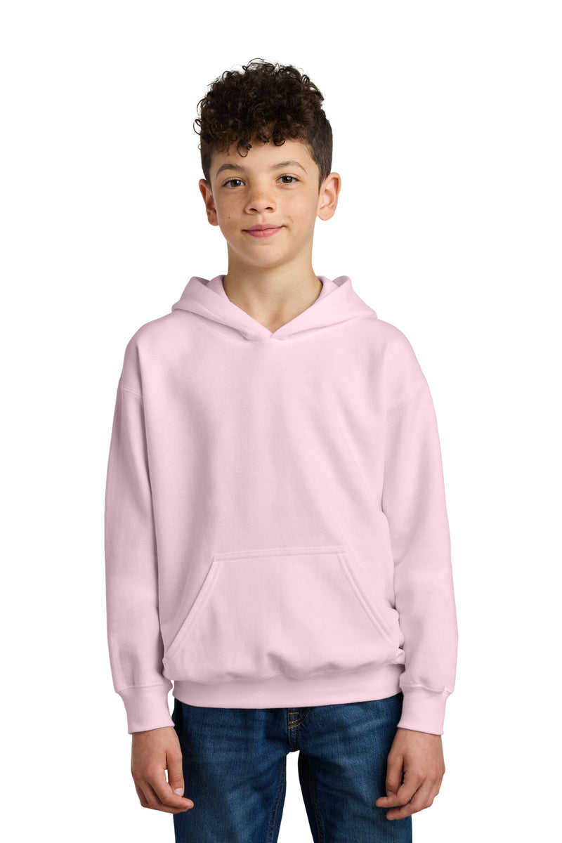 Gildan Youth Softstyle Midweight Fleece Hoodie - Light Pink