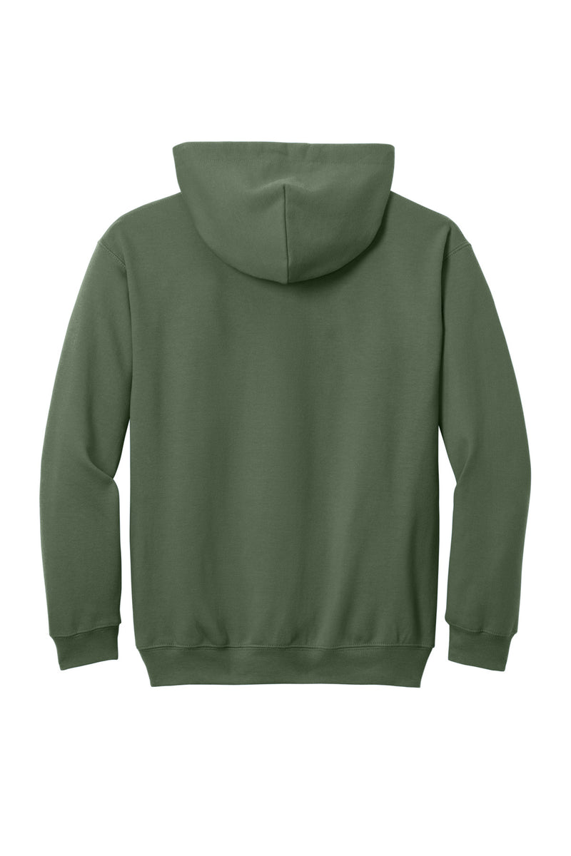 Gildan Youth Softstyle Midweight Fleece Hoodie - Military Green