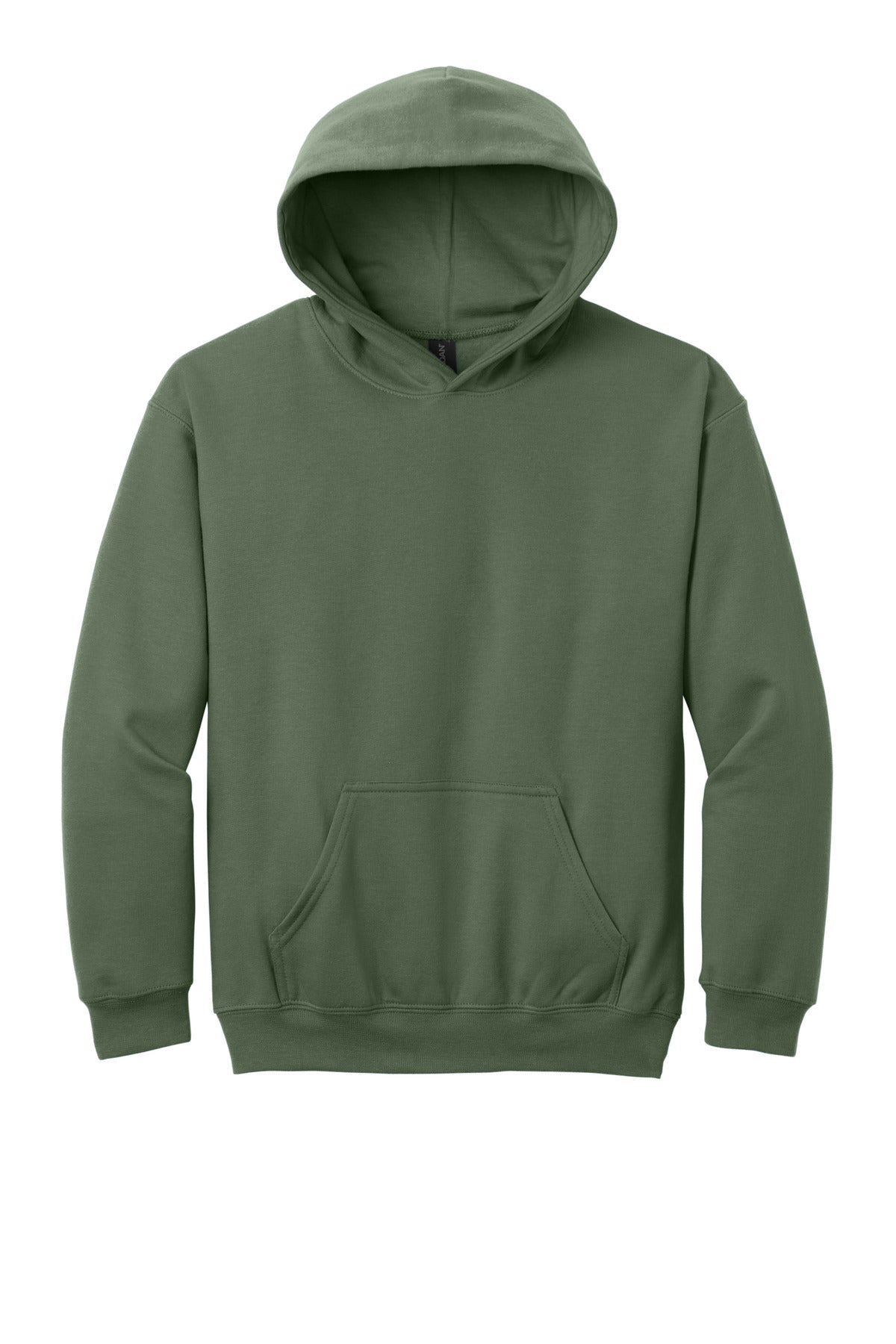 Gildan Youth Softstyle Midweight Fleece Hoodie - Military Green