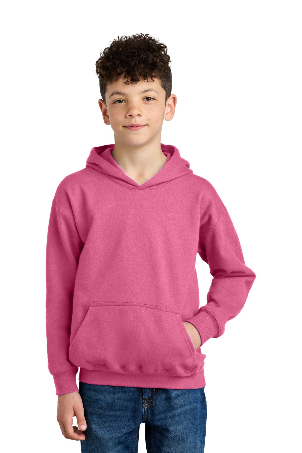Gildan Youth Softstyle Midweight Fleece Hoodie - Pink Lemonade