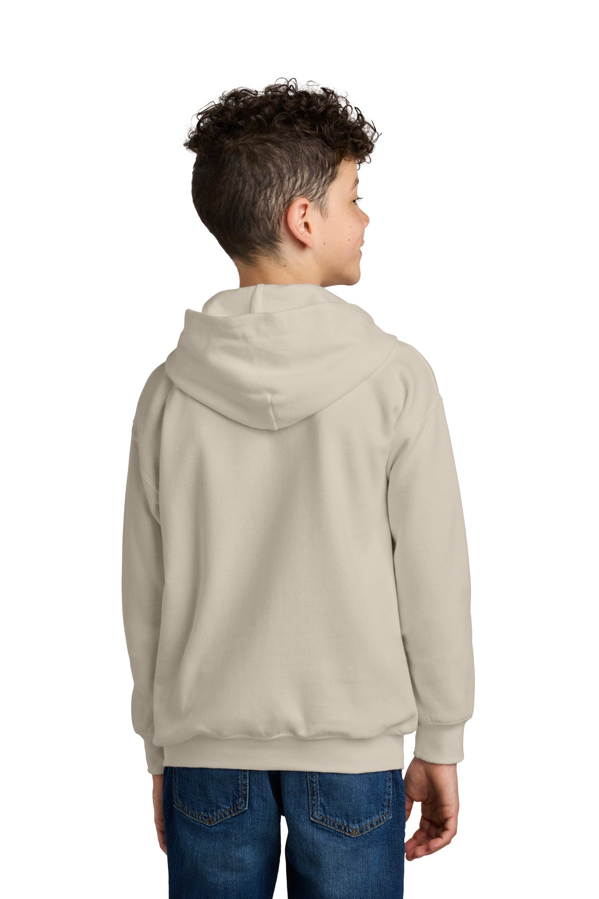 Gildan Youth Softstyle Midweight Fleece Hoodie - Sand