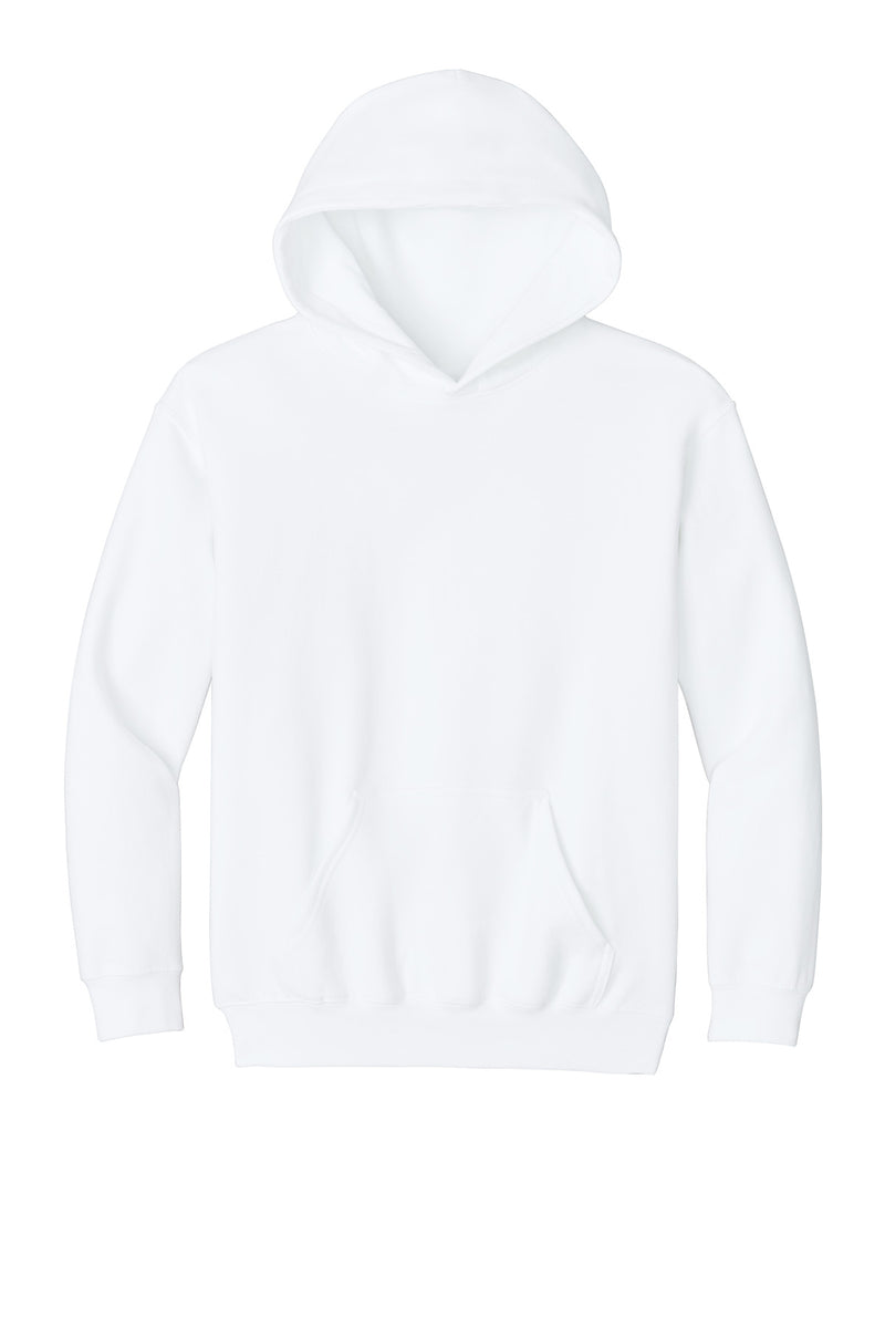 Gildan Youth Softstyle Midweight Fleece Hoodie - White