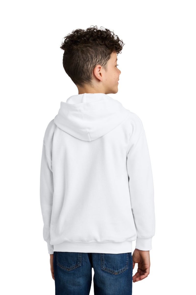 Gildan Youth Softstyle Midweight Fleece Hoodie - White