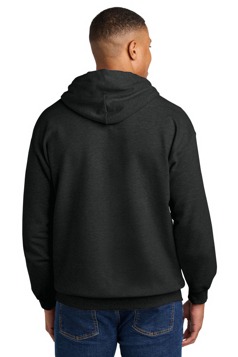Gildan Softstyle Midweight Pullover Hooded Sweatshirt - Heather Black