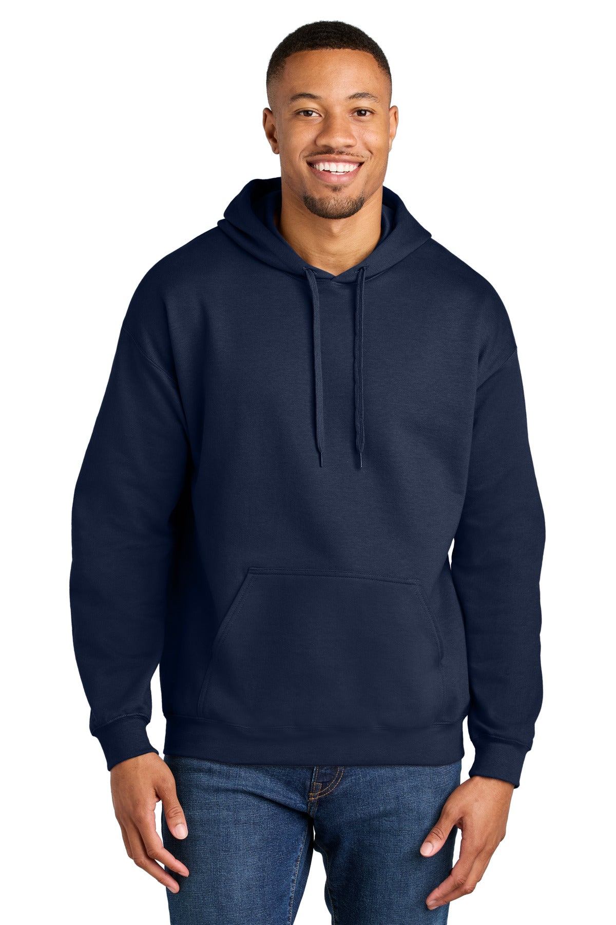 Gildan Softstyle Midweight Pullover Hooded Sweatshirt - Navy