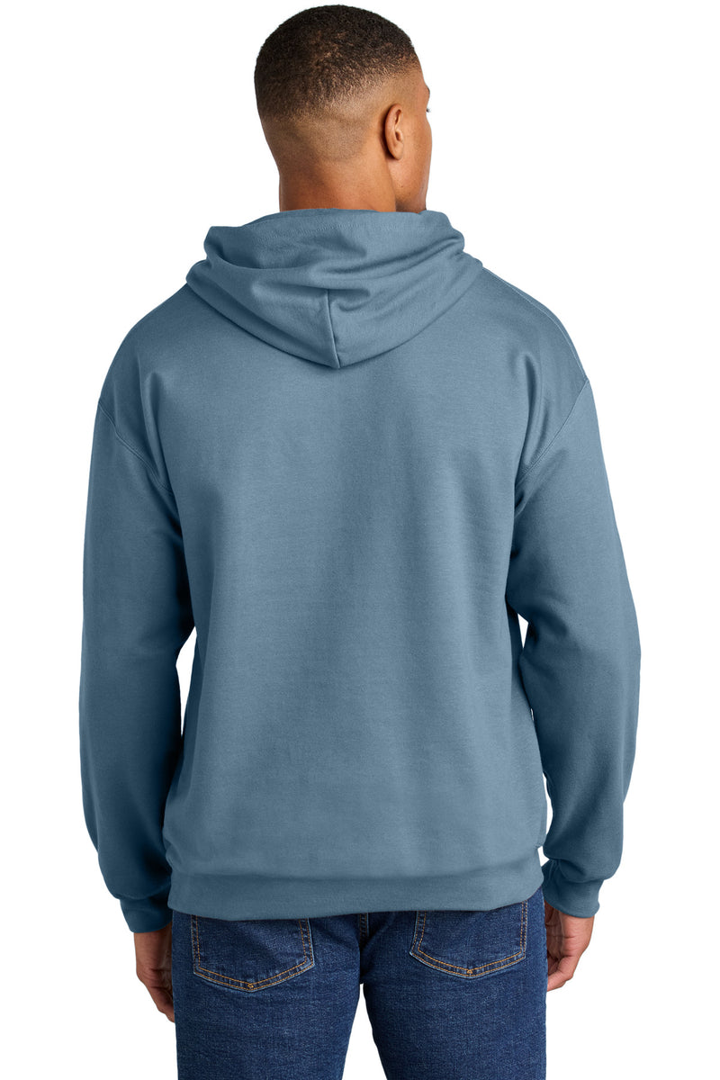 Gildan Softstyle Midweight Pullover Hooded Sweatshirt - Stone Blue