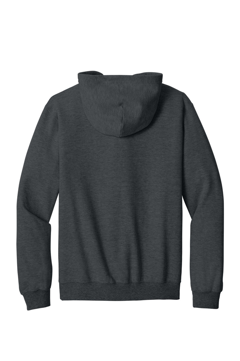 Gildan Softstyle Midweight Fleece Full-Zip Hooded Sweatshirt - Dark Heather