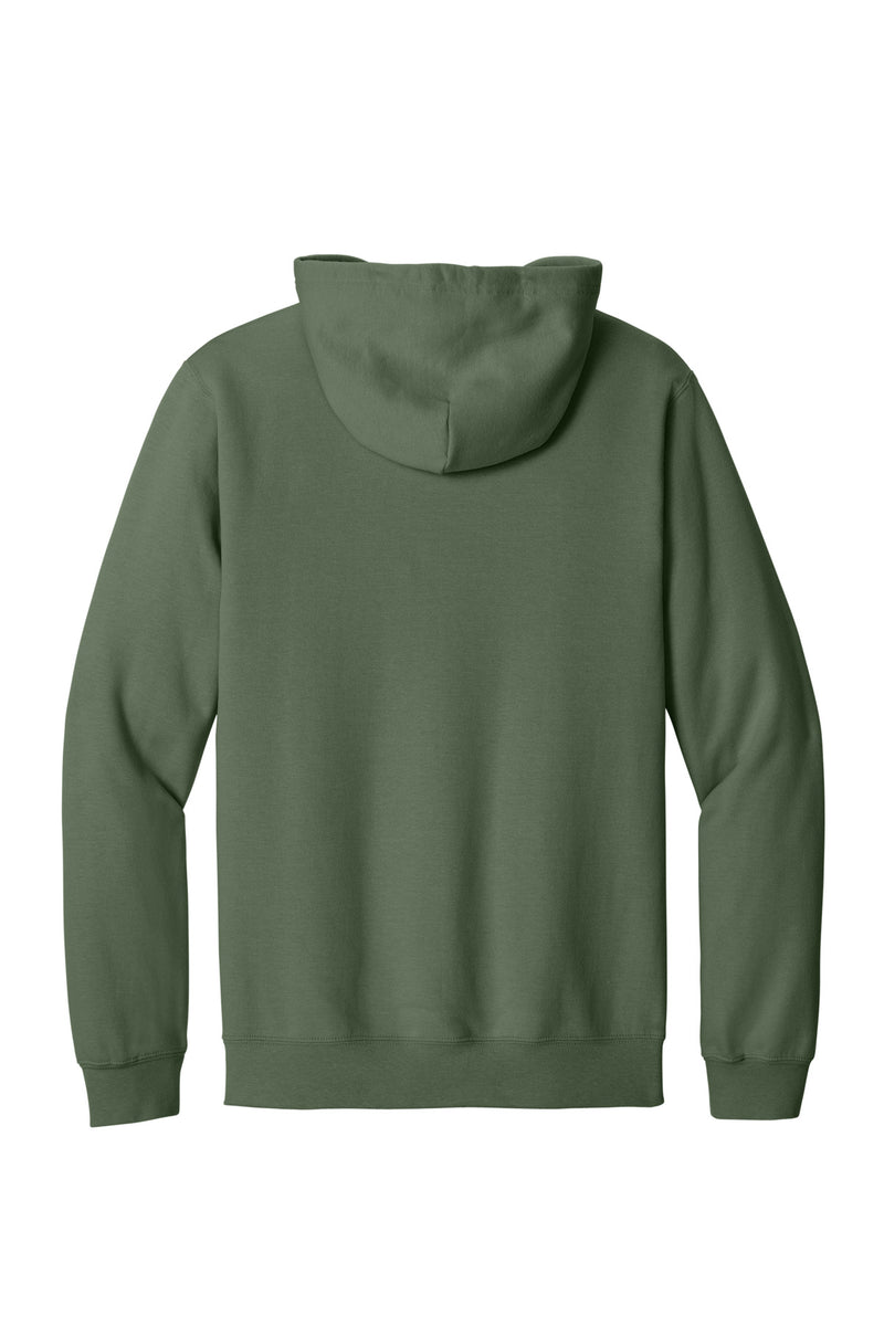 Gildan Softstyle Midweight Fleece Full-Zip Hooded Sweatshirt - Military Green