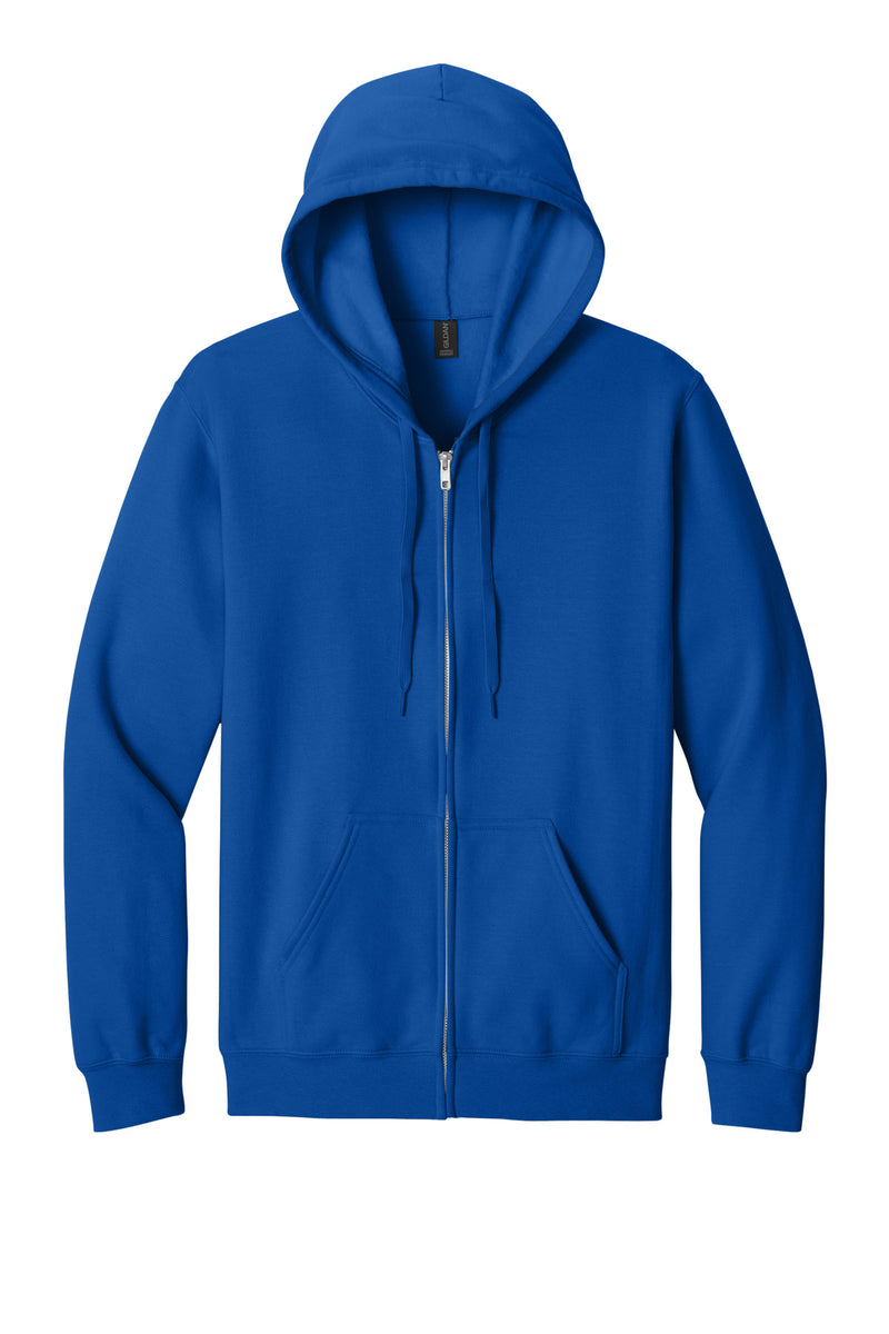 Gildan Softstyle Midweight Fleece Full-Zip Hooded Sweatshirt - Royal