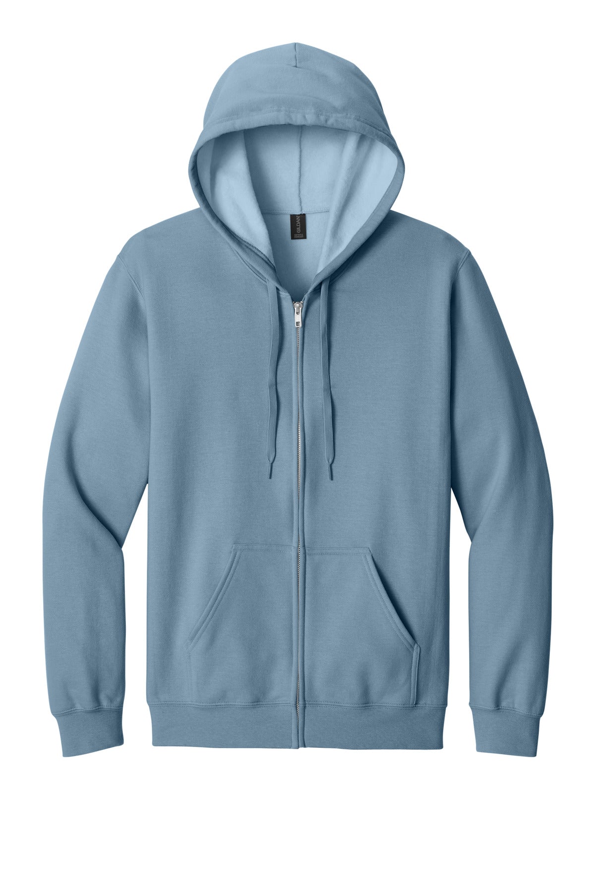Gildan Softstyle Midweight Fleece Full-Zip Hooded Sweatshirt - Stone Blue