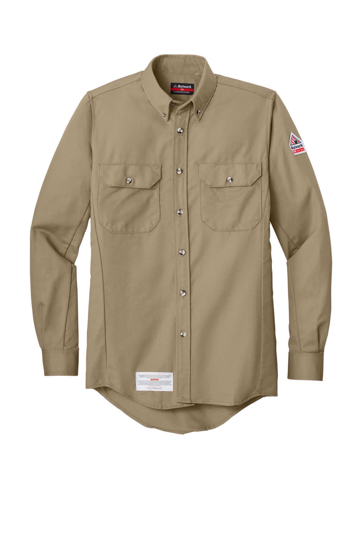 Bulwark EXCEL FR ComforTouch Dress Uniform Shirt - Khaki