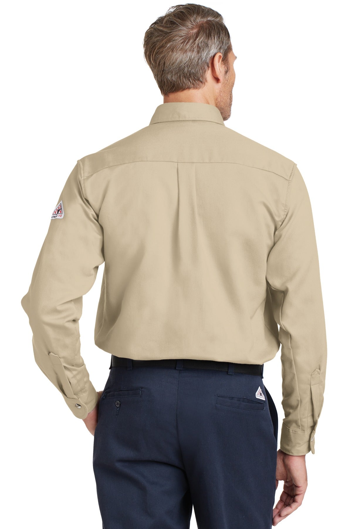 Bulwark EXCEL FR ComforTouch Dress Uniform Shirt - Khaki