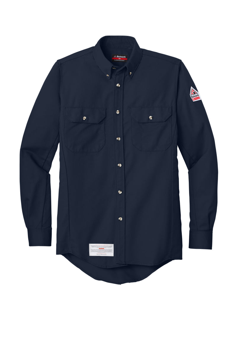 Bulwark EXCEL FR ComforTouch Dress Uniform Shirt - Navy